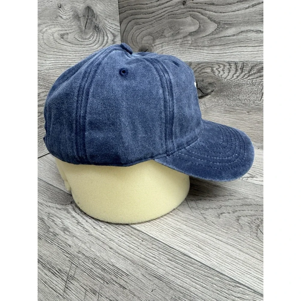 Christan Jesus Cross Church Religious Ball Cap Hat Embroidered One Size Navy NEW